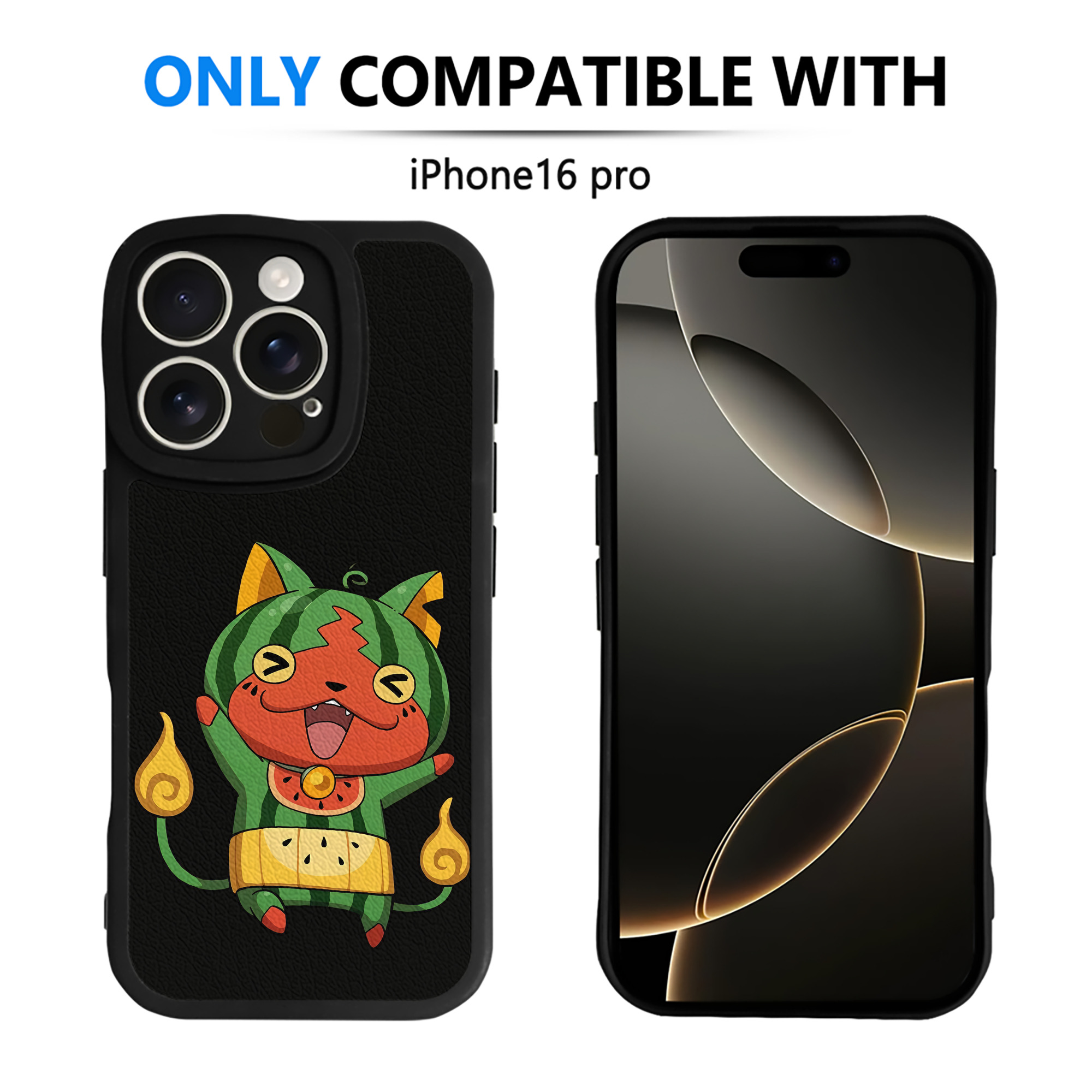 （画像用） 妖怪ウォッチ Yo-kai Watch 【iPhone 16シリーズ対応】シリコンスマホケース（レザー調） 材質：シリコン
